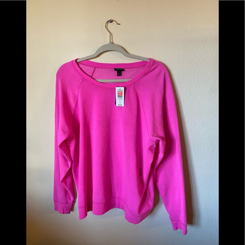 TORRID Neon Pink sweatshirt 💗
